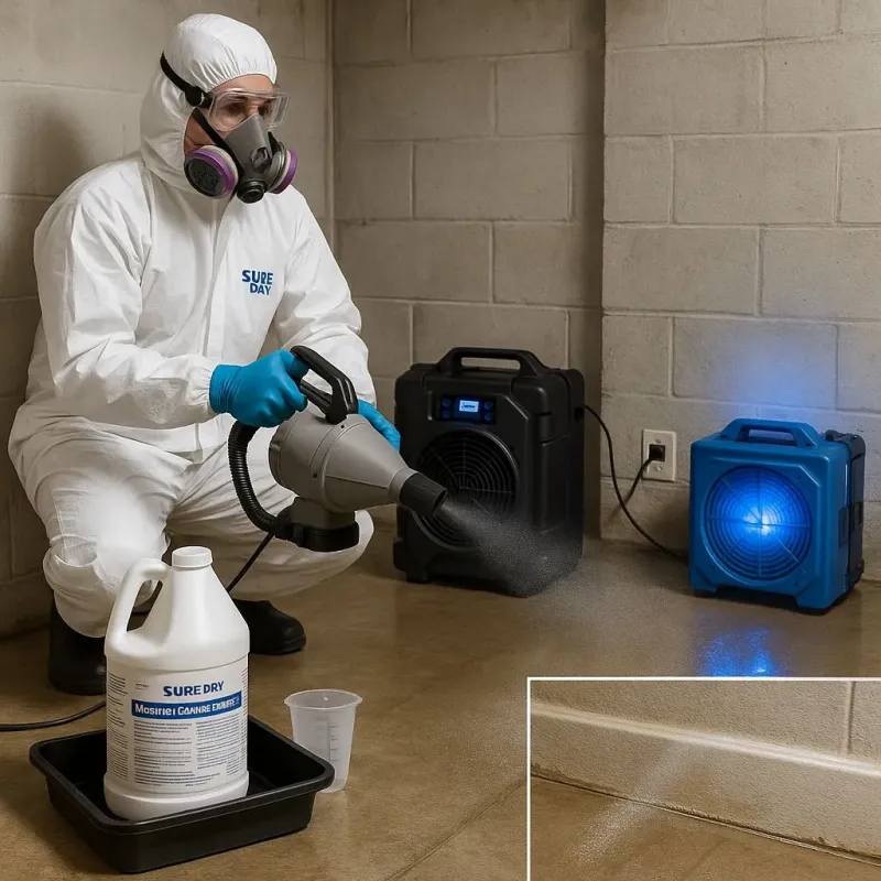 Sanitization and Odor Removal process in Mastic Beach, NY